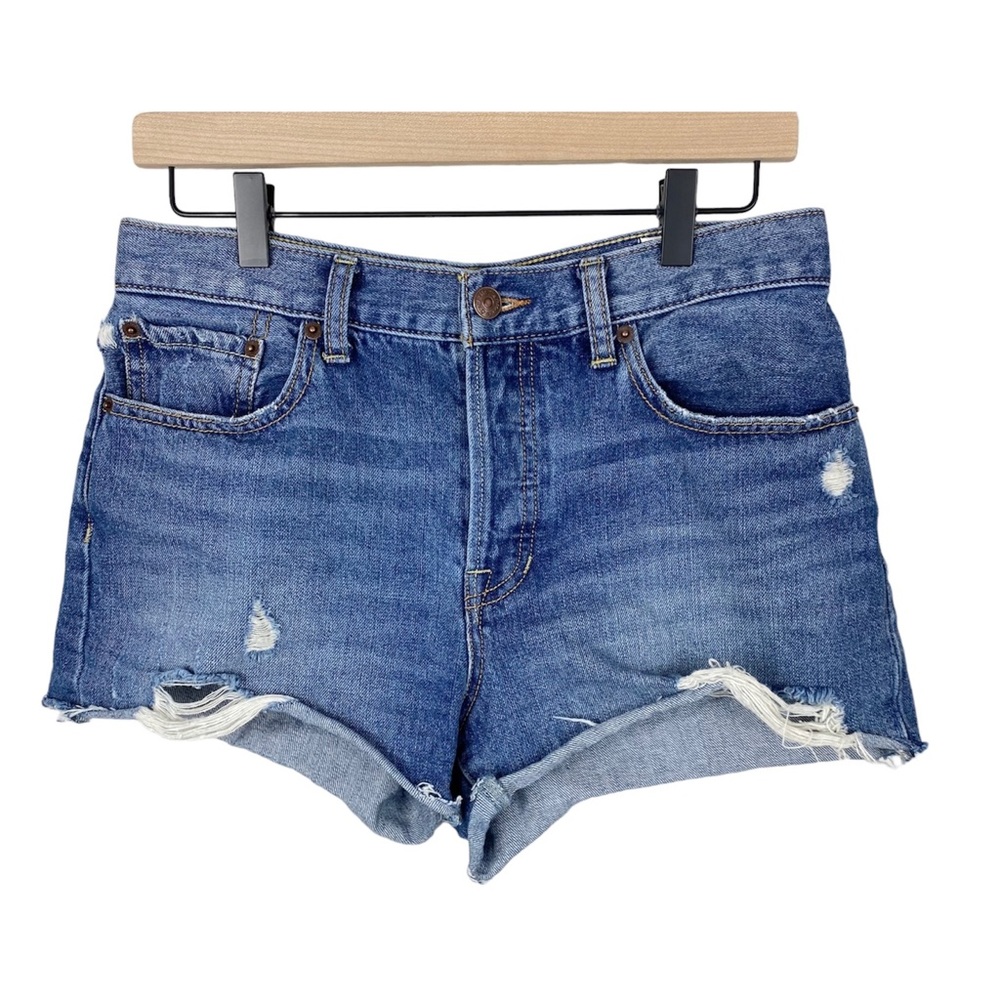 We The Free Free People Sofia Short Button Fly Jean Shorts Size 28